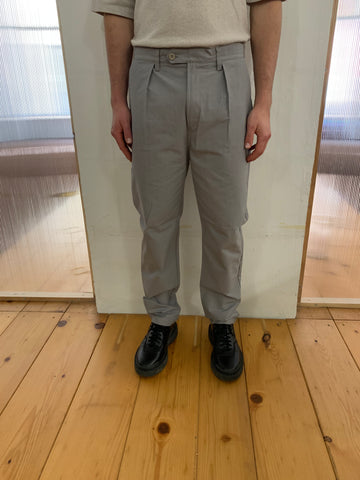COMANCHE - CLASSIC TROUSERS - Canvas Cotton Grey