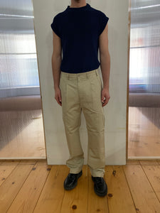 SPECTACULAR BID - AIR TROUSERS - Drill Cotton Beige