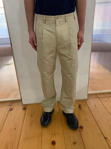 SPECTACULAR BID - AIR TROUSERS - Drill Cotton Beige