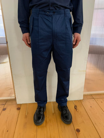 TYSON - ORIGINAL CAMO TROUSERS - Drill Cotton Blu/Navy