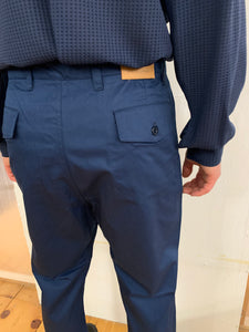 TYSON - ORIGINAL CAMO TROUSERS - Drill Cotton Blu/Navy
