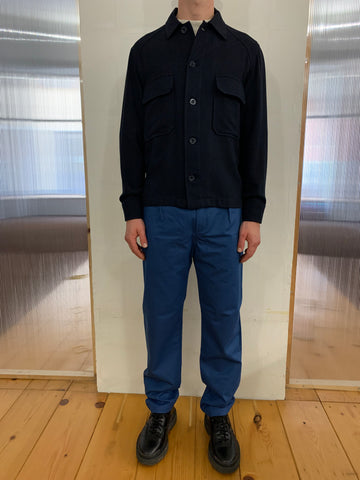 BALIO - JACKET SHIRT - Special Cotton Trama Navy
