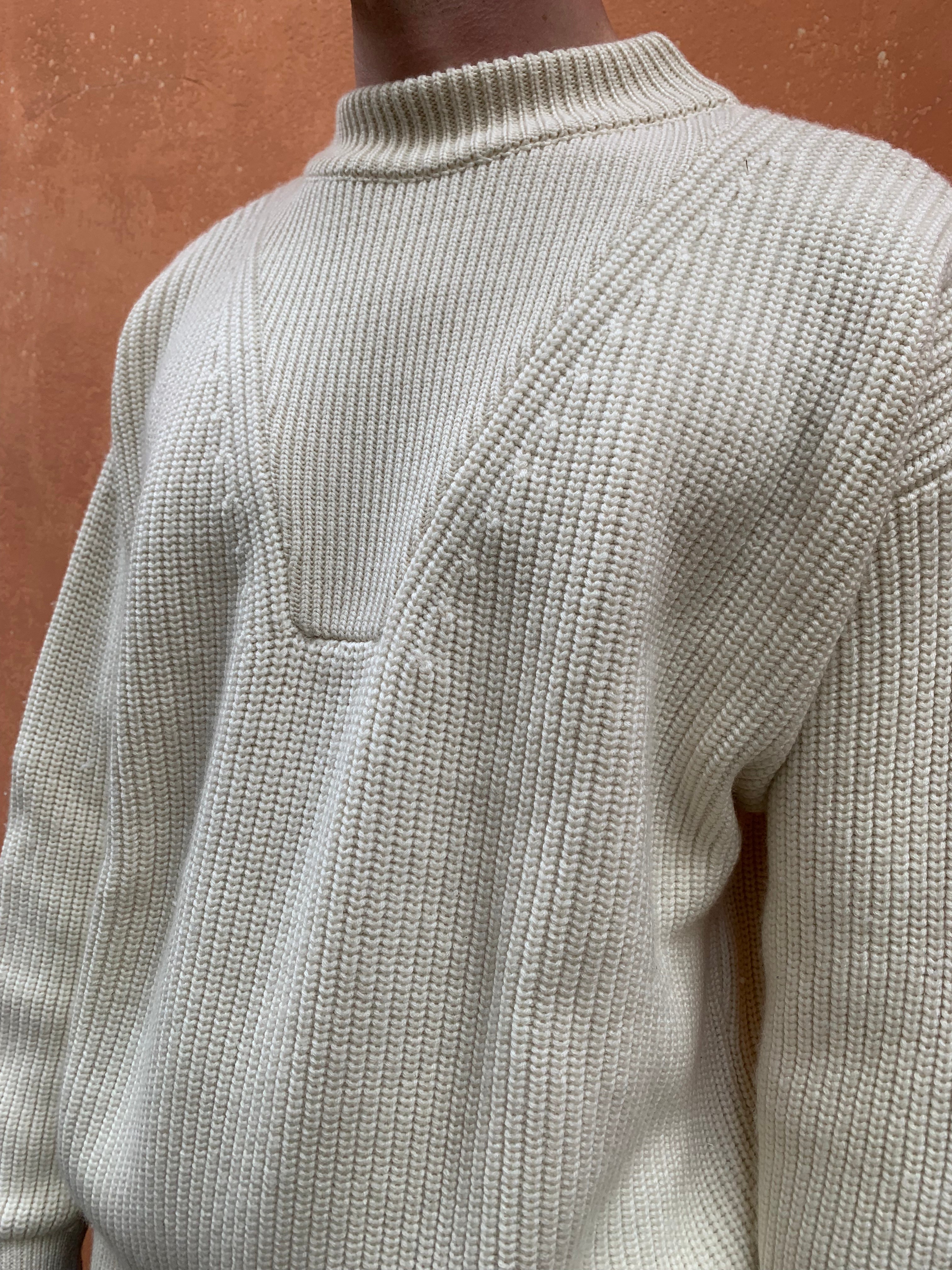 Tunderbolt - Warm Sweater - Cashmere-Silk-Wool Cream