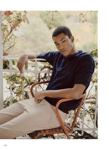 TORNADO - KNIT SHIRT - Silk Bourette Navy