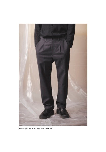 SPECTACULAR BID - AIR TROUSERS - Drill Cotton Brown