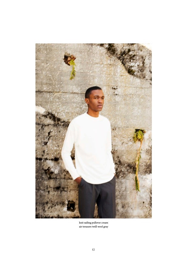 SEABISCUIT - WIDE TROUSERS - Canvas Cotton White