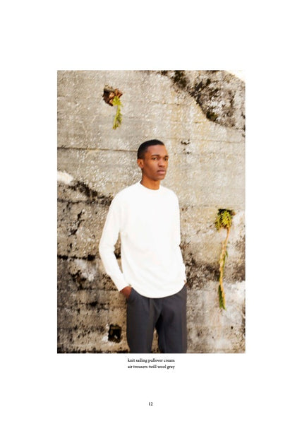 SEABISCUIT - WIDE TROUSERS - Canvas Cotton White
