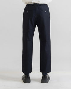 ECLIPSE - ELASTIC TROUSERS - Winter Wool Navy